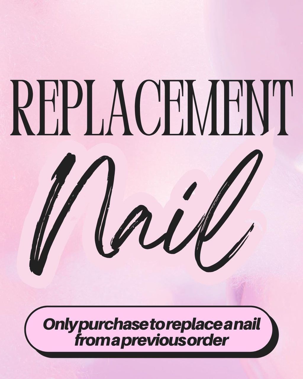 press on replacement nail